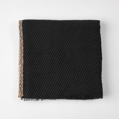 Pañuelo Liso Iris Negro Tatienne