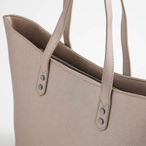 Cartera Tote Reims Ecocuero Beige ID