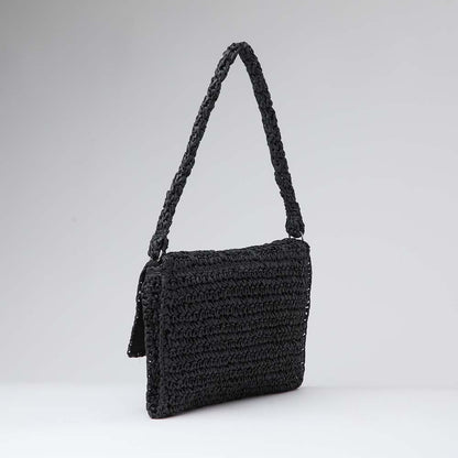 Cartera Cruzada Samoa Negra i-D