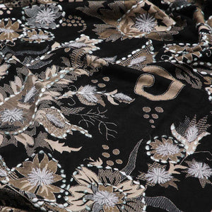 Pañuelo Jacquard Vicar 3870 Negro Humana