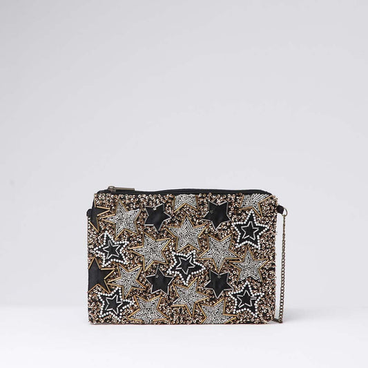 Clutch Stars Dorado Humana