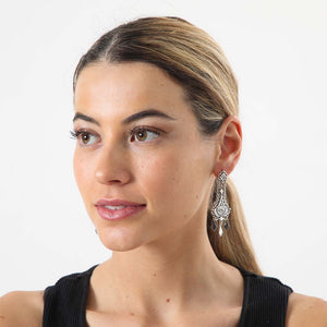 Aros Largos Seychelles Plateados i-D