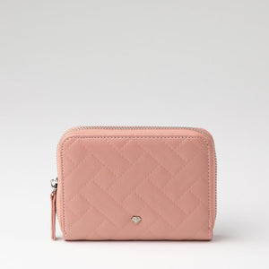 Billetera mediana Niza Ecocuero rosa ID