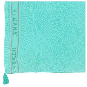 Pañuelo Estampado Hojas verde Humana