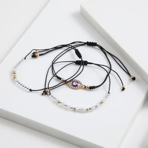 Set de 3 pulseras Pascale Negro ID