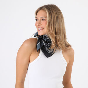 Bandana Naxos Floral Negro Id