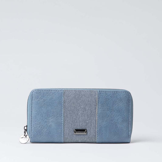 Billetera Grande Basement Azul Tatienne