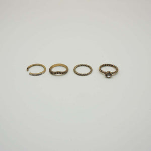 Anillo Set Slim Dorados Tatienne
