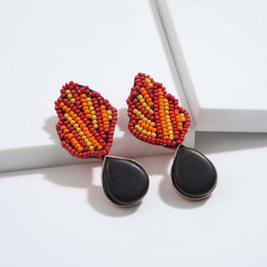 Aros Largos Algodor Rojo Tatienne