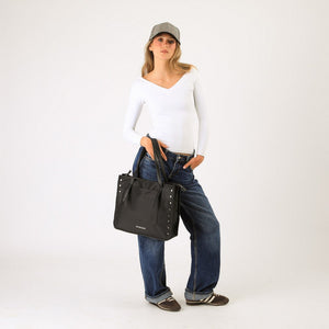 Cartera Tote Alexa Negro Humana