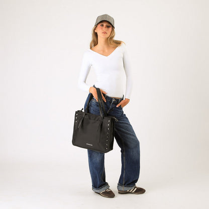 Cartera Tote Alexa Negro Humana