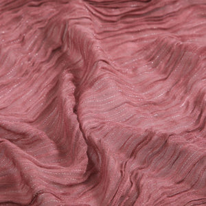 Pañuelo Liso Burdeo Plisado Humana