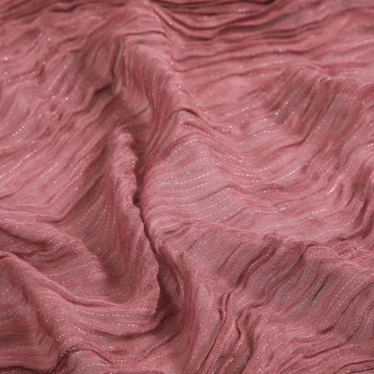 Pañuelo Liso Burdeo Plisado Humana