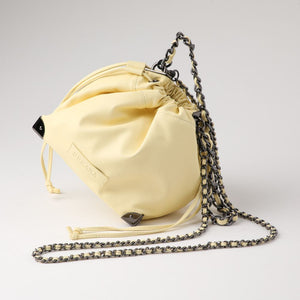 Cartera Bandolera Caty Ecocuero Amarillo Humana