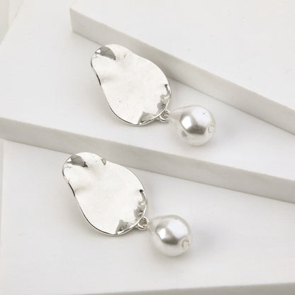 Aros Medianos Julie Plateado I-D