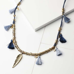Collar Largo Celeste Mar Tatienne