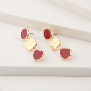 Aros Largo Punchy Paisley 15 Dorado i-D