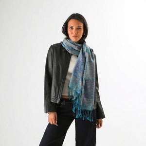 Pañuelo Jacquard Jerome Azul Humana