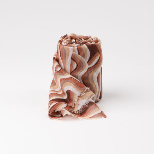 Pañuelo Estampado Madeira Beige Id