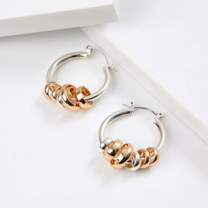 Aros Argollas Mio Plateado Humana