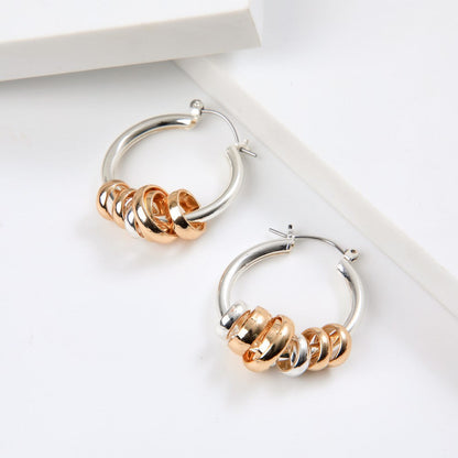 Aros Argollas Mio Plateado Humana