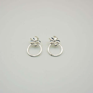 Aros Mediano Pepa Plateado Tatienne