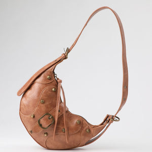 Cartera Hombro Ecocuero Candy Camel Humana