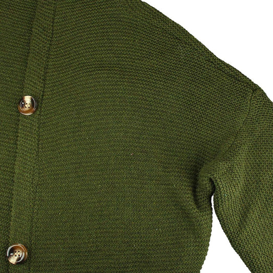 Sweater Botones Verde Humana