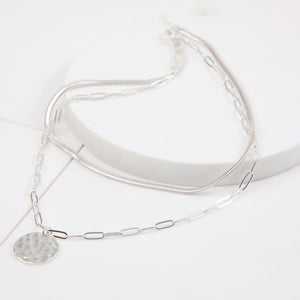Collar Corto Fiona Plateado Tatienne