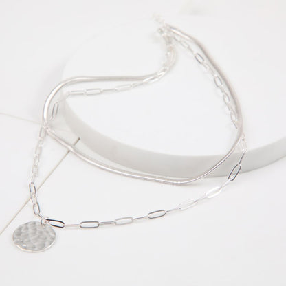 Collar Corto Fiona Plateado Tatienne