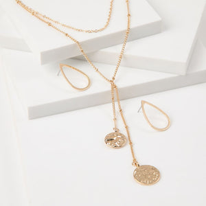 Collar Set Metal Power 7 Dorado i-D
