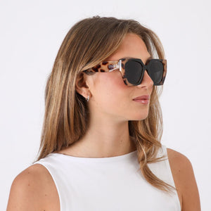 Anteojos de sol Santorini Cat-eye carey negro Bobs