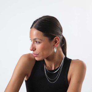 Collar + Aro Mallorca Azul Humana