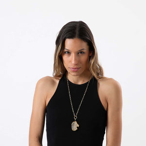 Collar Largo Lugo Dorado Humana