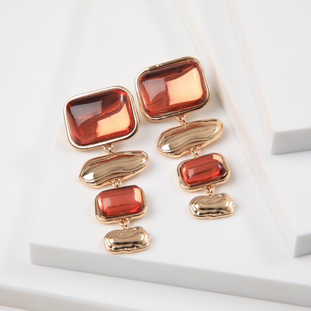 Aros Largos Saida Dorado Humana