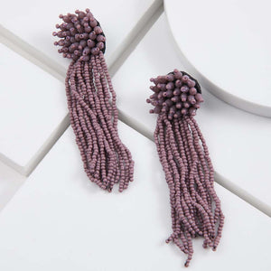 Aros Largos Ardila Morados Tatienne