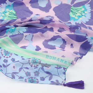 Pareo Estampado Milo Morado Humana