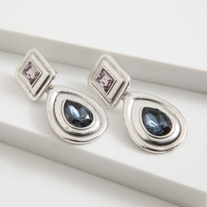 Aros Mediano Astra Plateado Tatienne