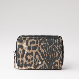 Billetera mediana Almeria Estampado animal print ID