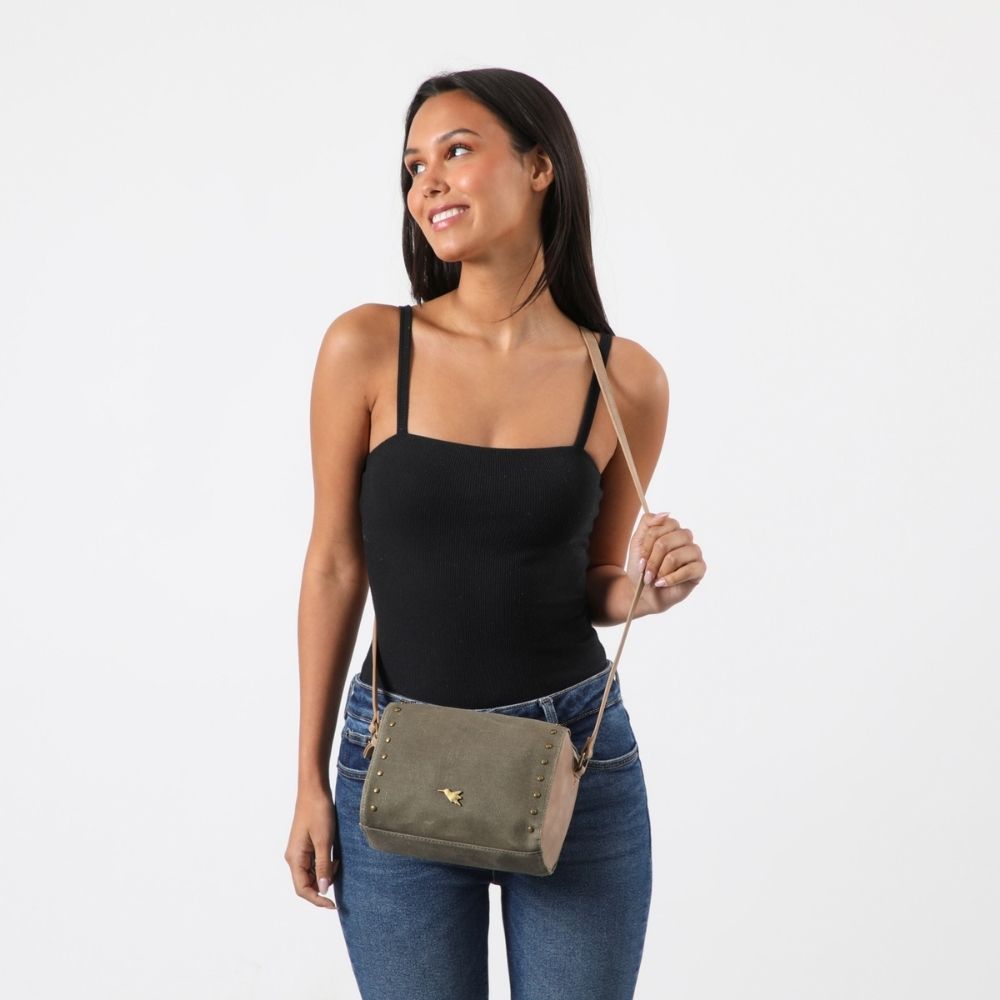 Cartera Cruzada Cometa Beige Tatienne