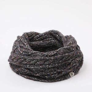 Cuello Trenza Negro Humana