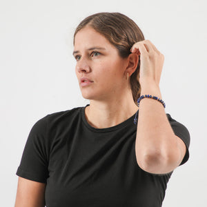 Pulsera Blanda Thread Azul Humana