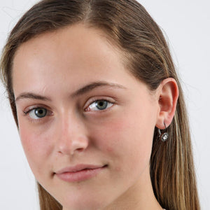 Aros Argolla Antique Negro Humana