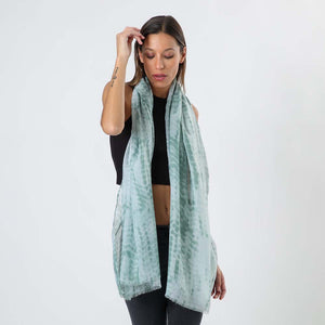Pañuelo Estampado Tie Dye Verde i-D