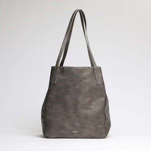 Cartera Hombro Plateada Claudia Tatienne