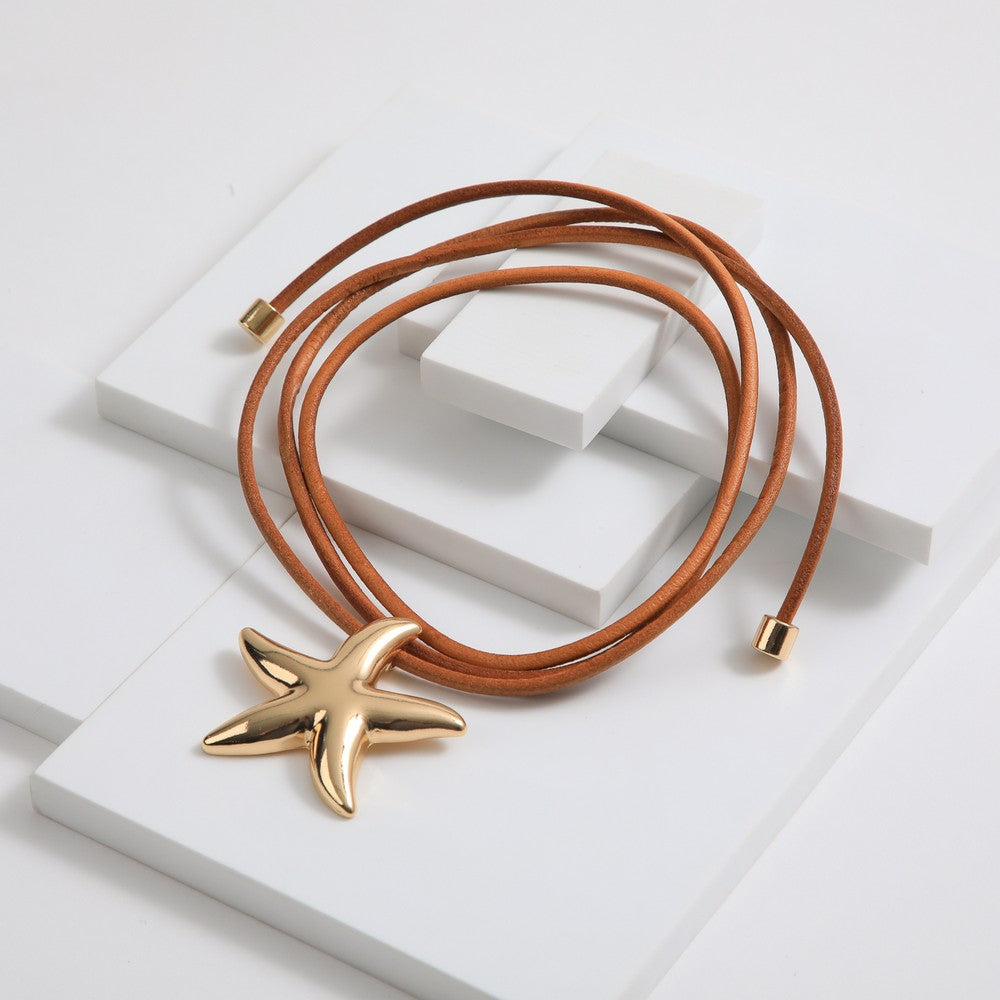 Collar Corto Gold Makoa Humana