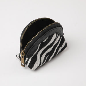 Monedero Zebra Negra Humana