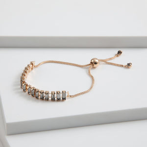 Pulsera Prisma Rectángulos dorado ID