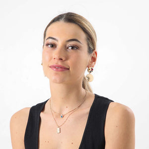 Aros Medianjos Mondrian Dorados i-D