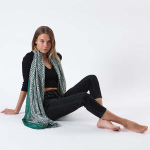 Pañuelo Estampado Grun Verde i-D